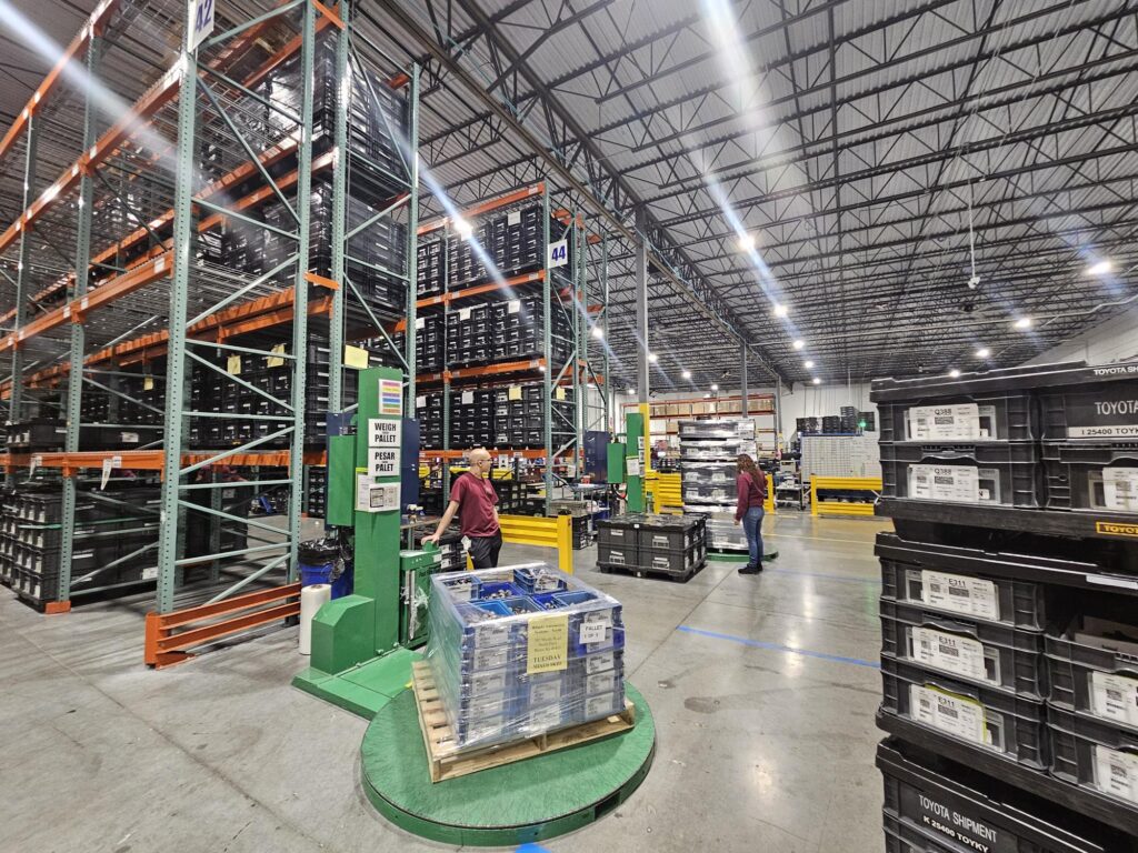 logistics in Tennessee facility