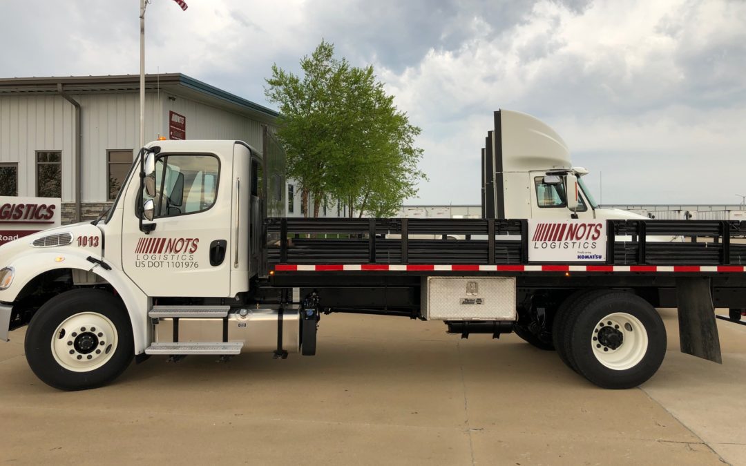 two nots logistics flat bed trailer trucks