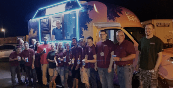 The White, GA Team Enjoyed Kona Ice