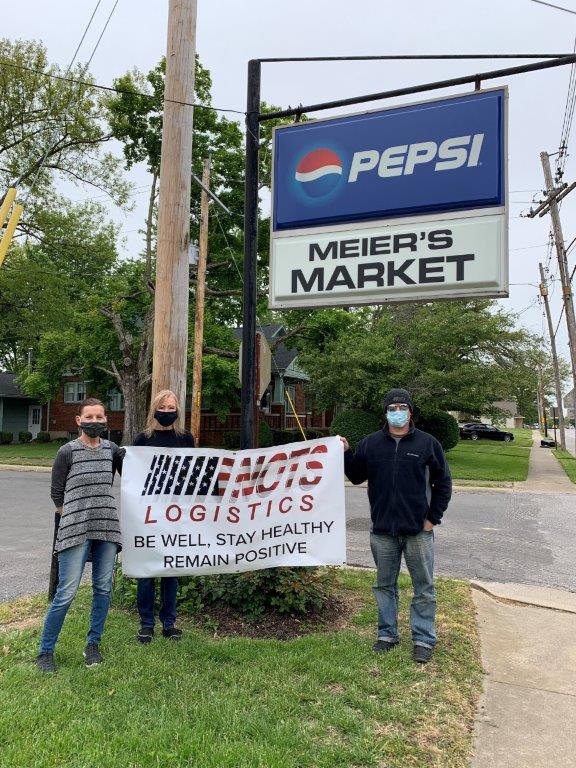 Meiers Market R to L Michael Kollbaum along with Sharon Markwardt owner and co worker Cindy