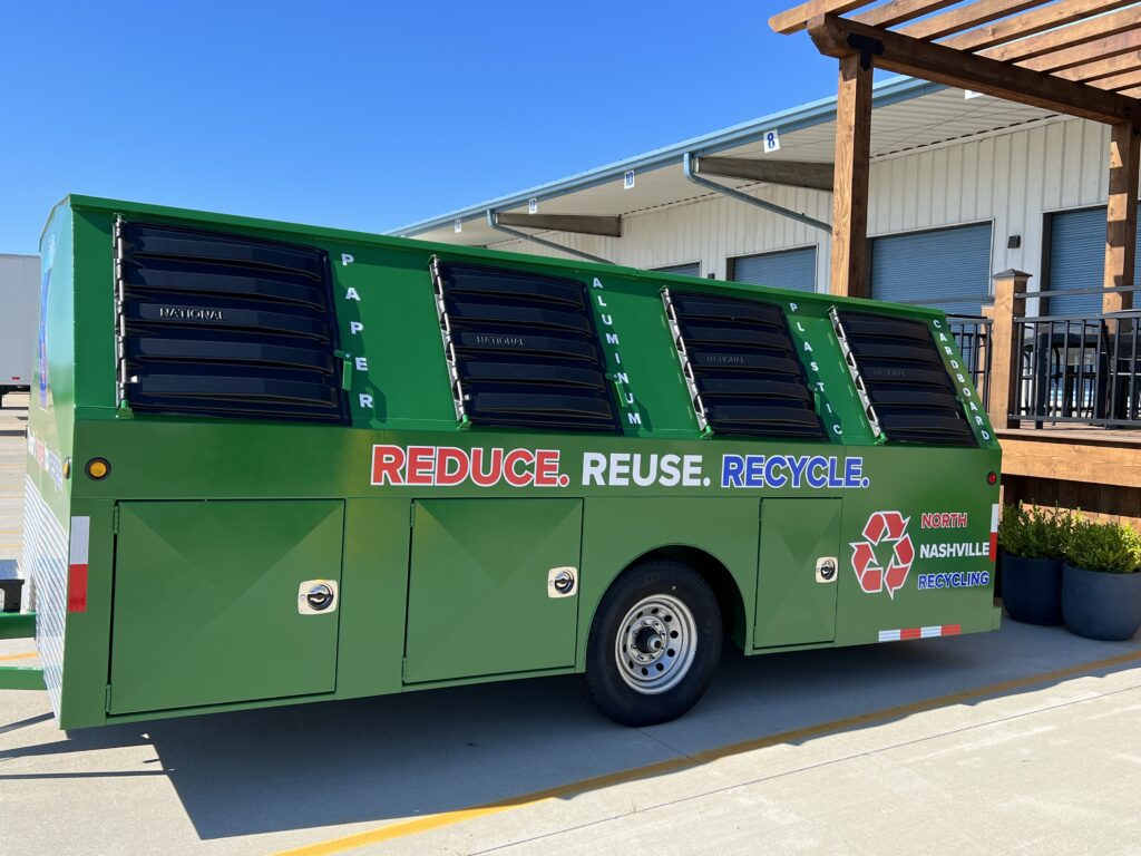 NOTS sustainability recycling trailer